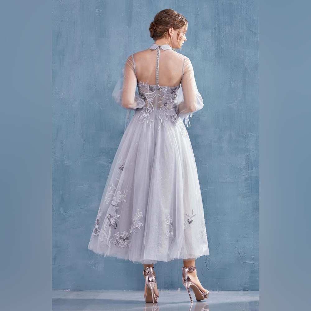 ⚡️SOLD⚡️Andrea and Leo Duchesa cocktail gown - Picture 4 of 9